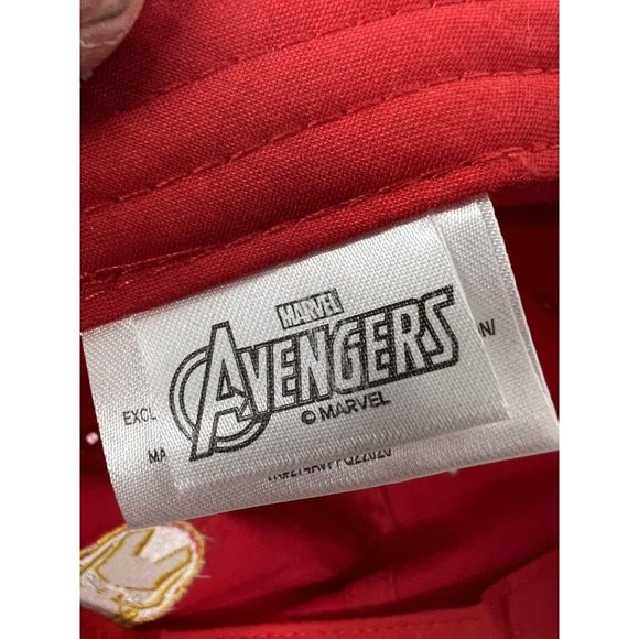 New Unisex Culturefly Marvel Iron Man Hat Strap Back Red Avengers Cap - Picture 10 of 12